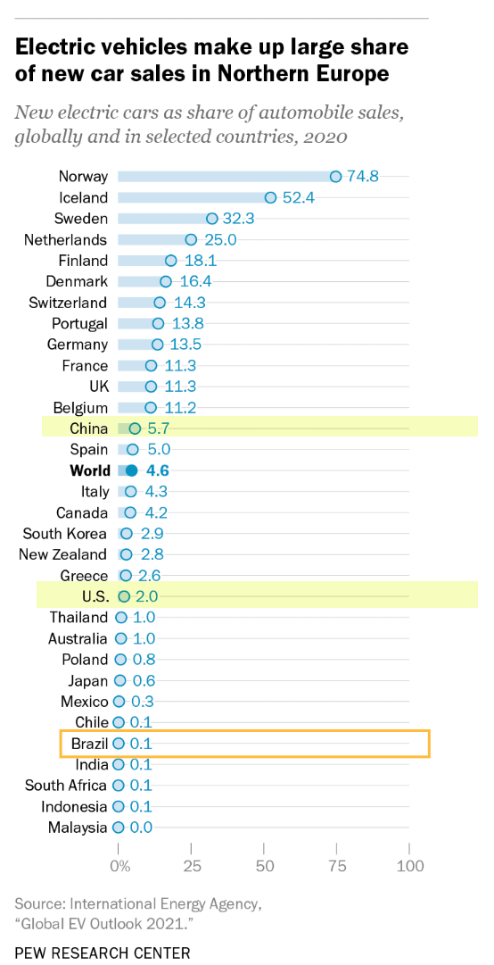 electric vehicle share